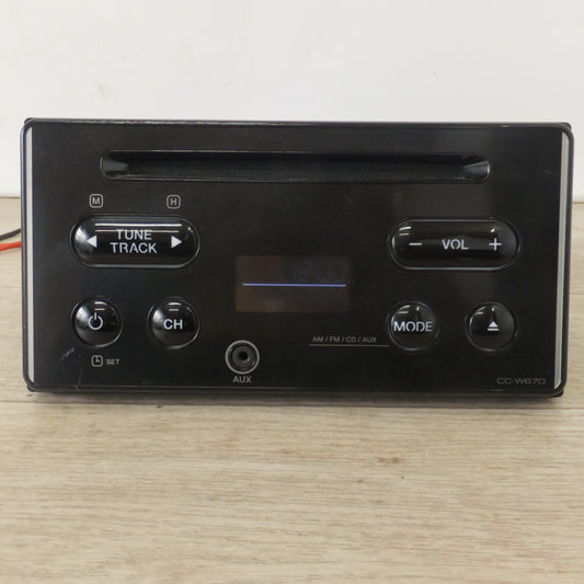 [送料無料] ★クラリオン製 ダイハツ 純正 ワイドシンプルCDチューナー CC-W67D 08600-K9032 PD-2976[40]★