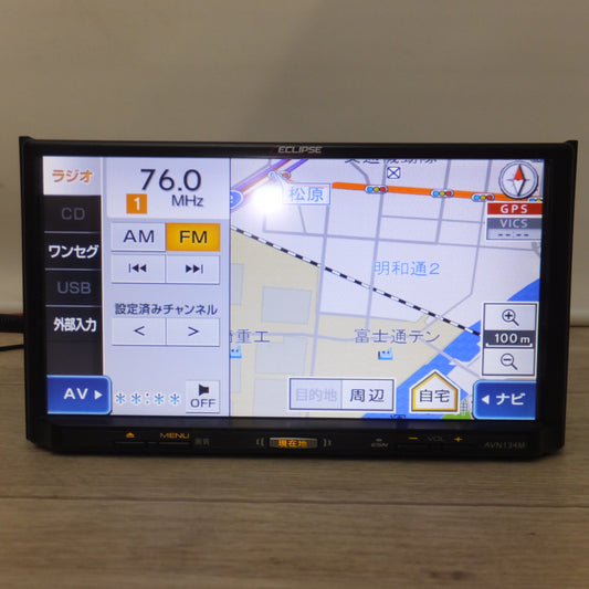[送料無料] ★富士通テン イクリプス ECLIPSE メモリーナビゲーション AVN134M(33)★