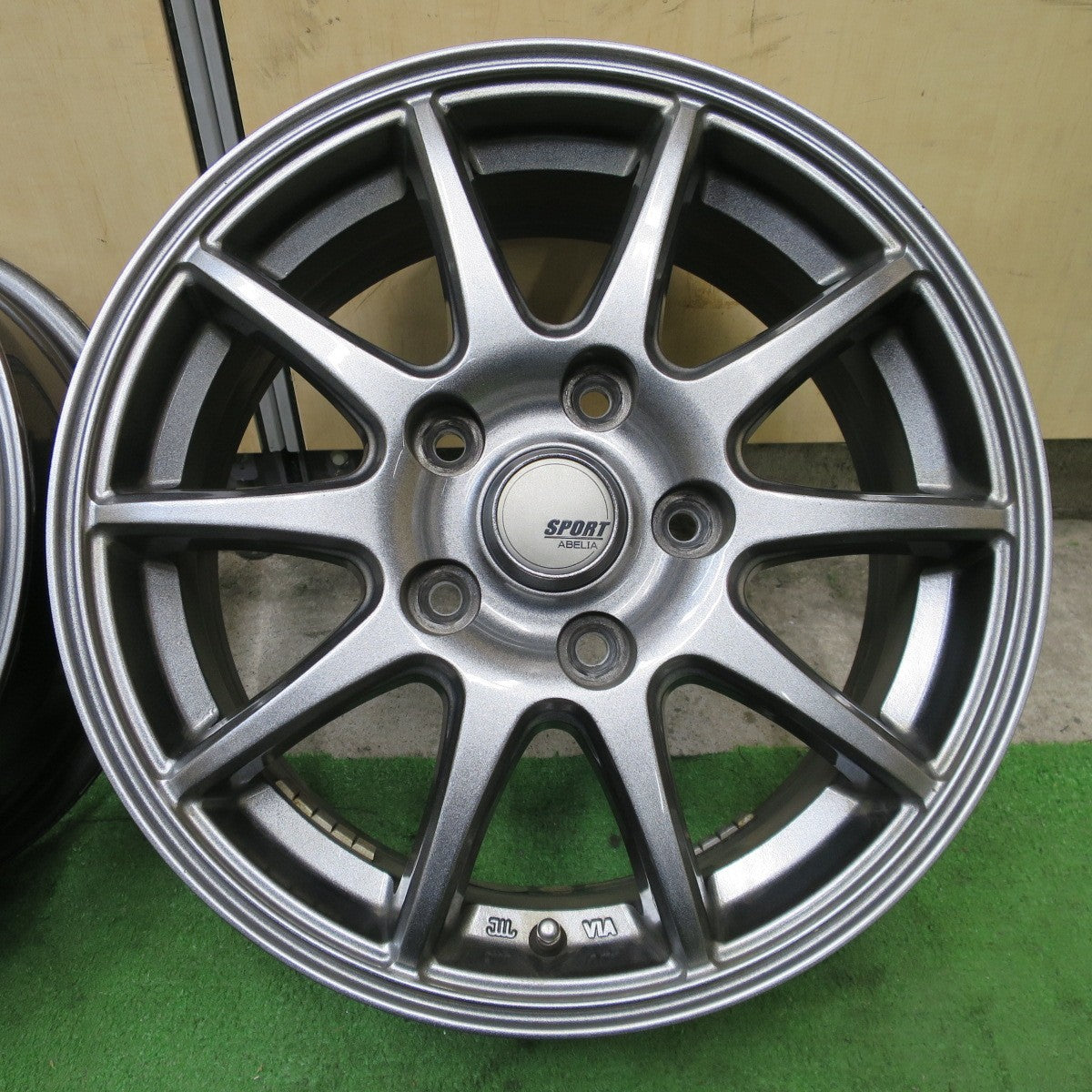 キレイ★SPORT ABELIA 15インチ ホイール スポルト アベリア 15×6J PCD114.3/5H★6040101NGホ