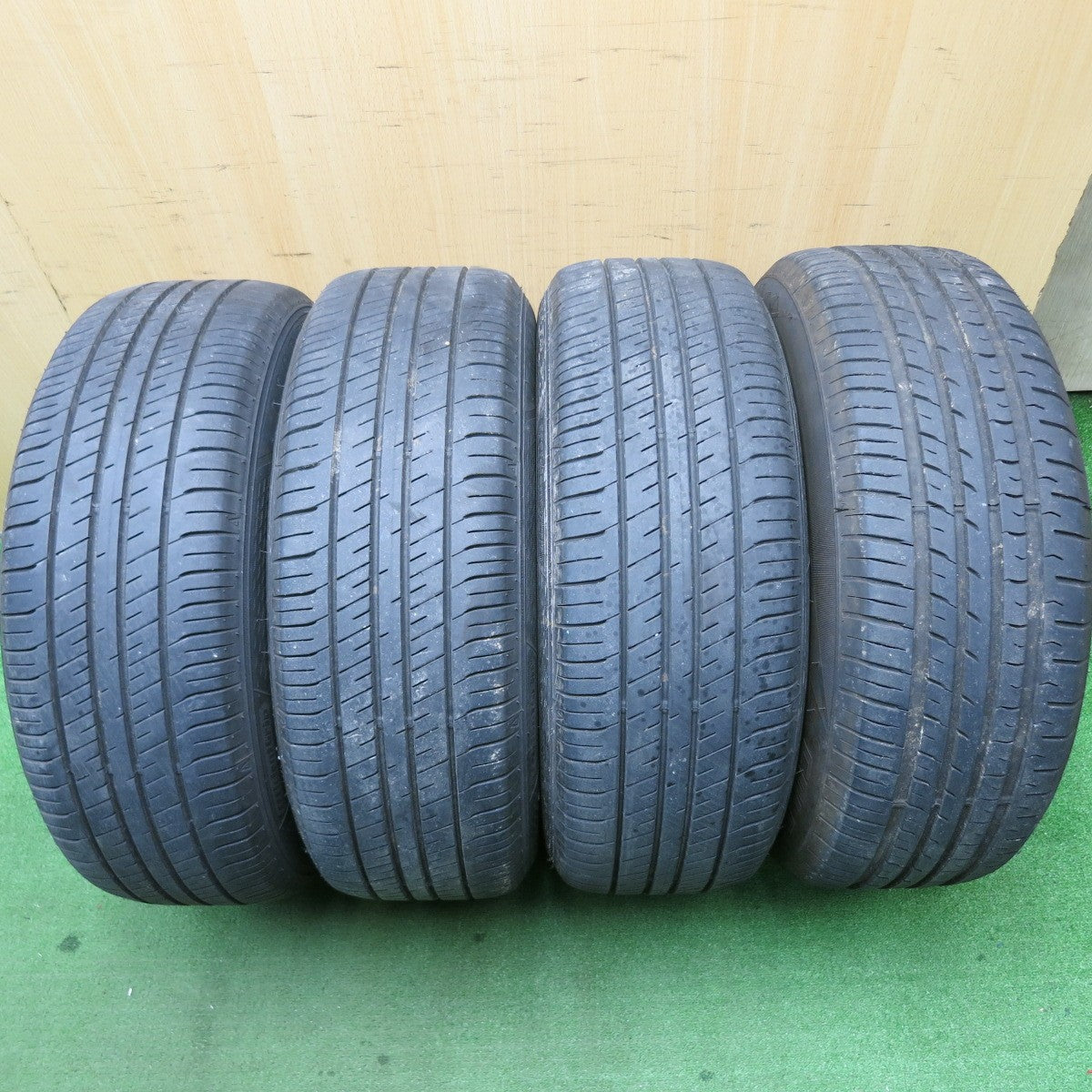 バリ溝！24年！9分★トヨタ 130系 マークX 純正 215/60R16 グッドイヤー EfficientGrip ECO EG02 グリンランダー COLO H02 16インチ PCD114.3/5H★5051105HAノ