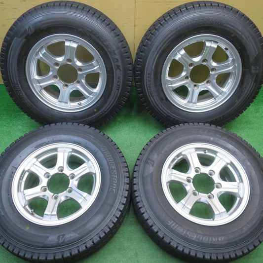 バリ溝！24年！9.5分★KEELER 195/80R15 107/105N スタッドレス ブリヂストン ブリザック VL10 キーラー 15インチ PCD139.7/6H★5112404NJス