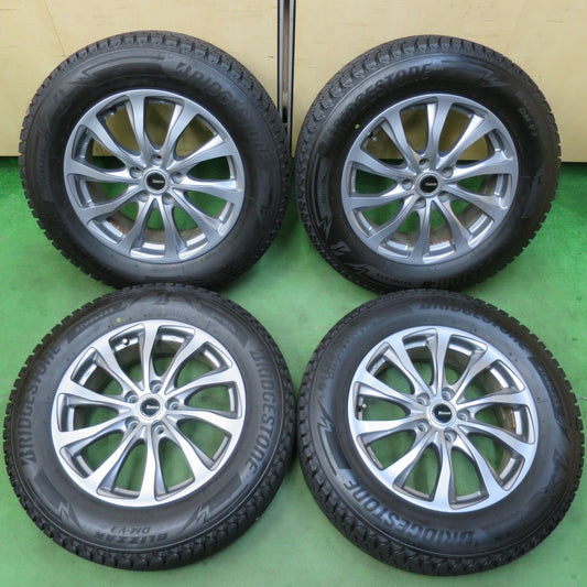 バリ溝！21年！キレイ！9.5分★スタッドレス 225/65R17 ブリヂストン ブリザック DM-V3 NEBROS 17インチ PCD114.3/5H★5031012イス