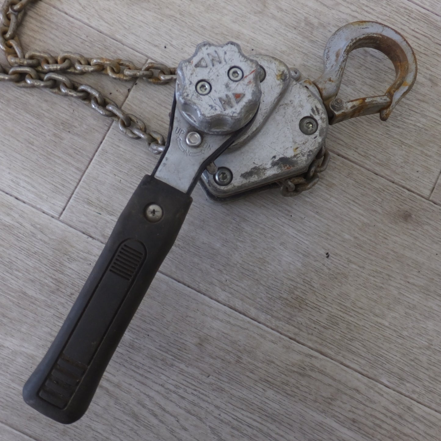[送料無料] ★キトー KITO レバーブロック LX005 LX1B 0.5t　CHAIN V-4.3×12.0mm　手引力 31kg 0.5t(2)★