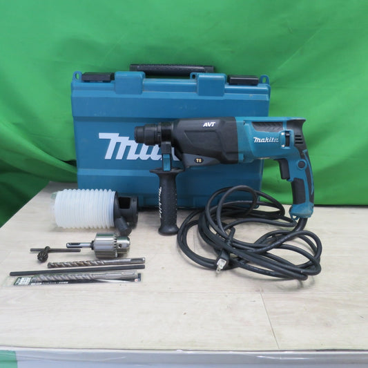 [送料無料] キレイ☆makita マキタ ハンマードリル HR2601F 電動工具 ケース付き 100V 26mm 電動 工具  DIY 大工 道具☆