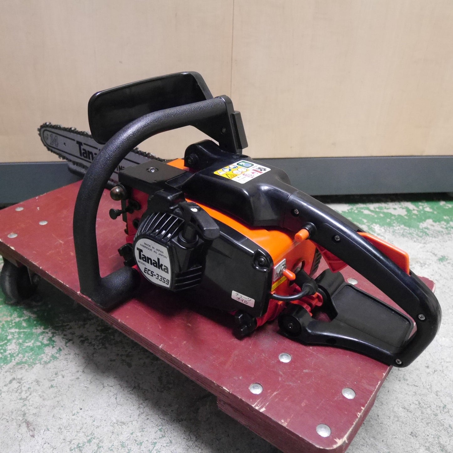 [送料無料] ☆Tanaka タナカ エンジン チェンソー ECS-3359 約35cm チェーンソー 切断機 工具 ジャンク品☆