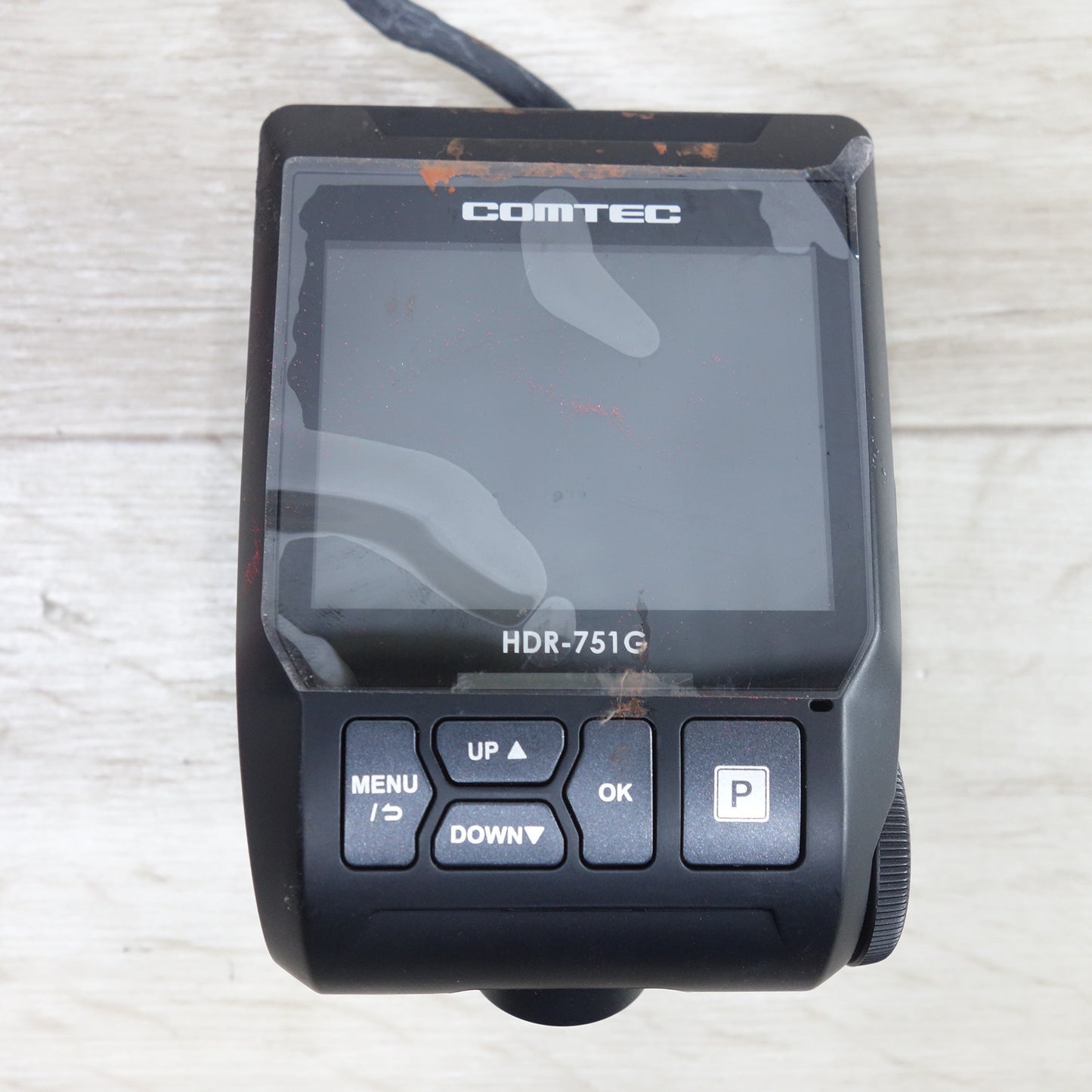 [送料無料] 付属品付き◆COMTEC GPS搭載 超広角 168° ドライブレコーダー HDR-751G ドラレコ コムテック◆