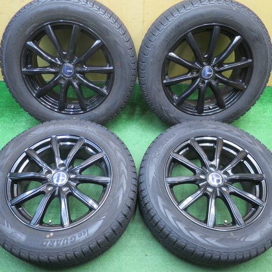 バリ溝！21年！キレイ！9.5分★スタッドレス 225/60R17 ヨコハマ アイスガード G075 D.O.S. DOS 17インチ PCD114.3/5H★5112501NJス