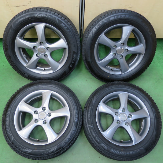 バリ溝！22年！9.5分★スタッドレス 205/60R16 ブリヂストン ブリザック VRX3 TOPRUN トップラン 16インチ PCD114.3/5H★5070603イス