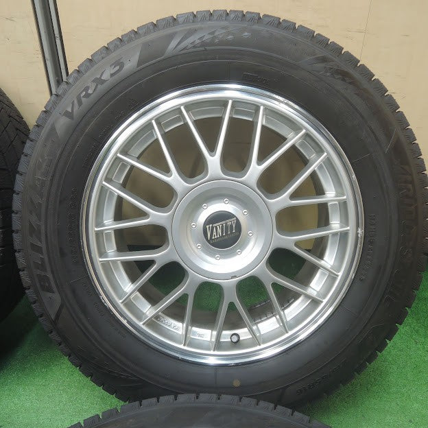 *送料無料* バリ溝！22年！ほぼ10分★スタッドレス 215/65R16 ブリヂストン ブリザック VRX3 VANITY 16インチ PCD114.3/4H 5H マルチ★4011707SYス