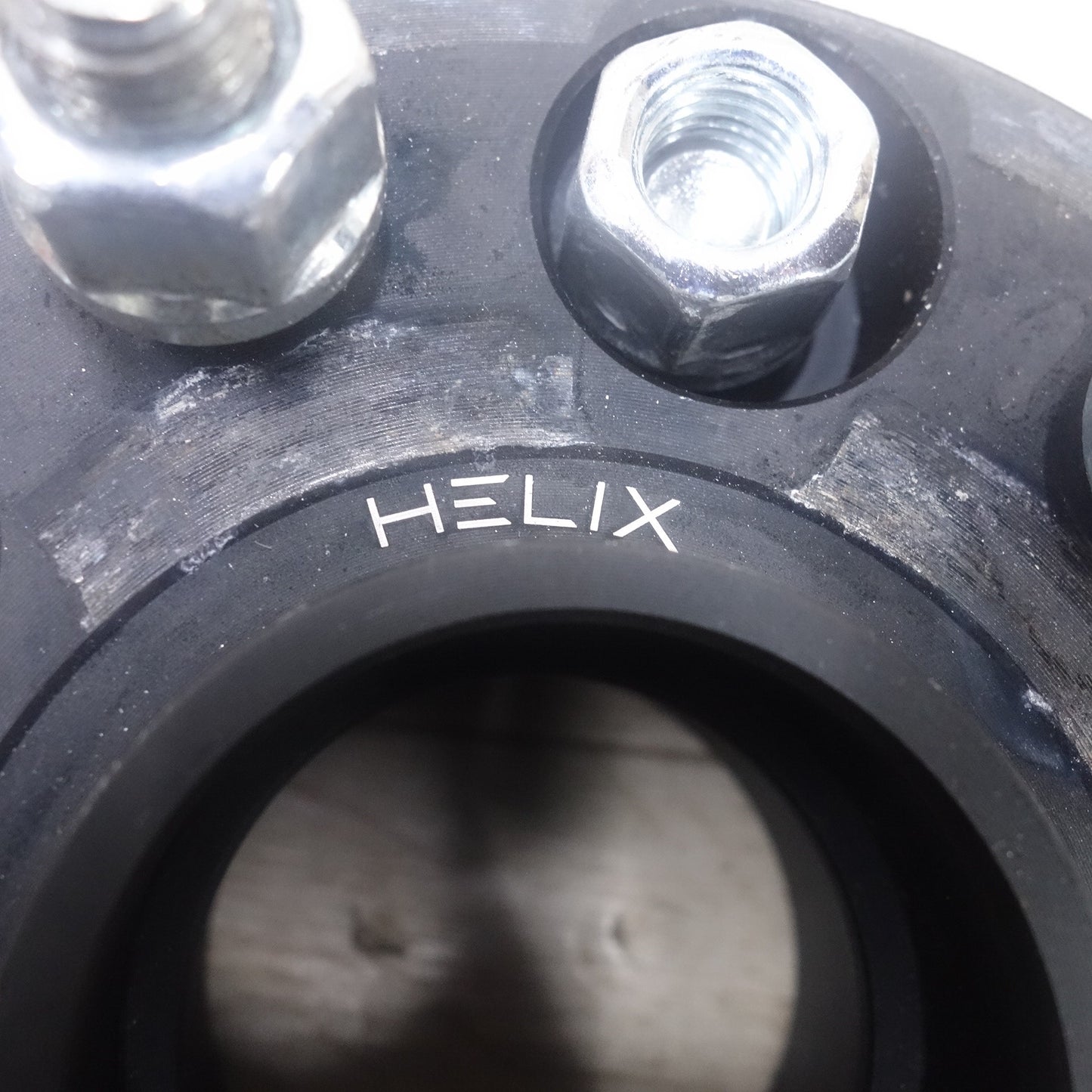 [送料無料] 2枚セット◆HELIX AUTO ワイド トレッド スペーサー PCD114.3/5H CB60.1-30mm P1.5 Φ60 ホイール スペーサー マットブラック◆