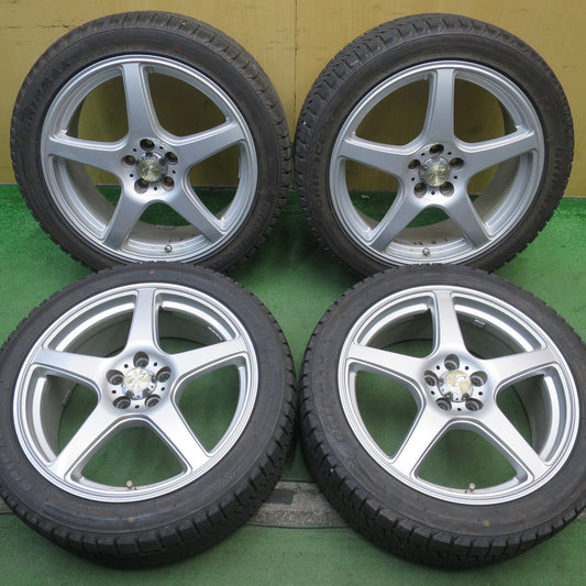 バリ溝！23年！キレイ！9.5分以上★プリウス 等 215/45R17 スタッドレス グリップマックス GRIP ICE X Treffer トレファー 17インチ PCD100/5H★5100201NJス