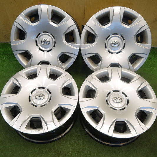 キレイ◎トヨタ 200系 ハイエース 純正 スチール ホイール 15インチ 15×6J PCD139.7/6H◎6092509Hホ