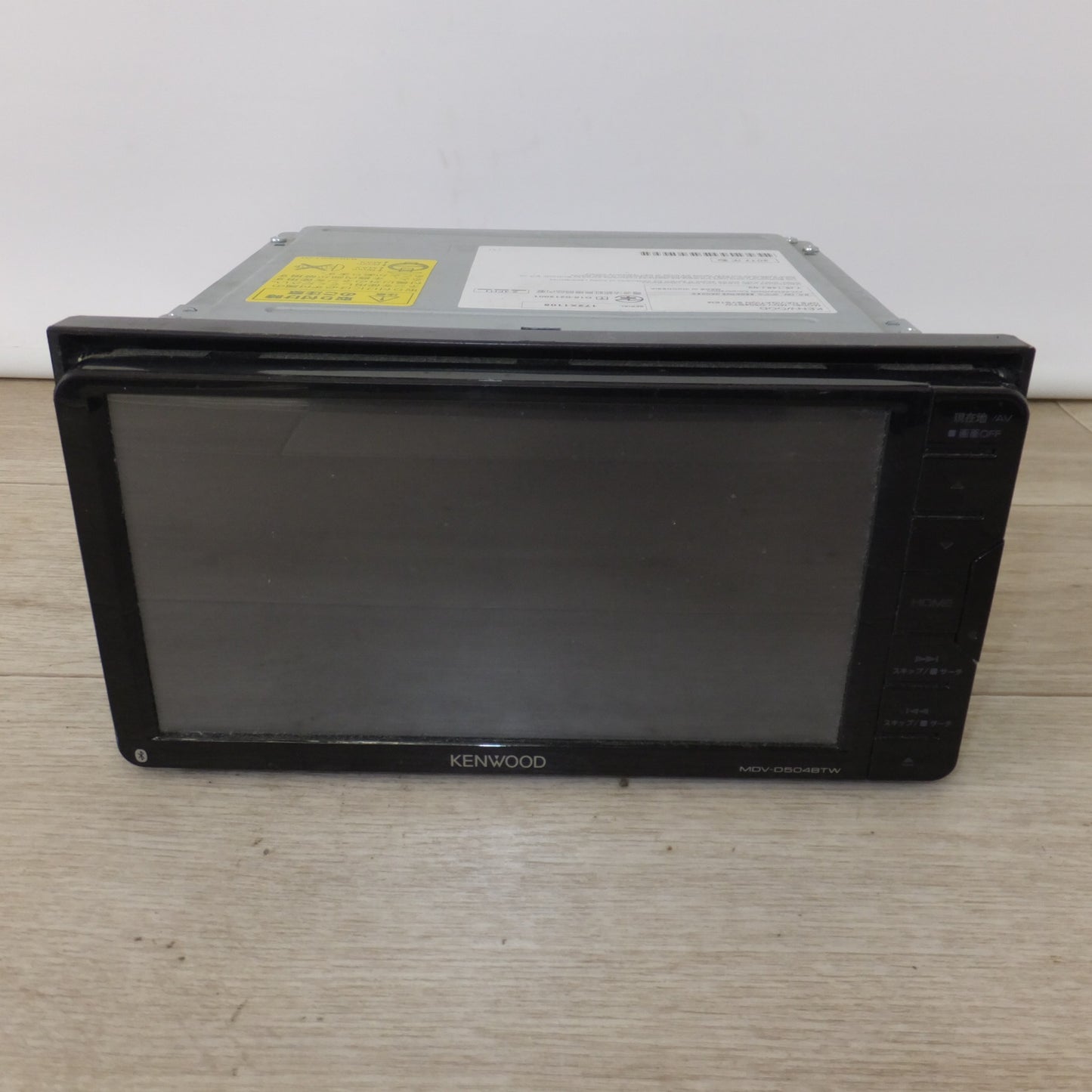 [送料無料] 現状品★ケンウッド KENWOOD GPSナビゲーションシステム MDV-D504BTW　セキュリティロック[45]★