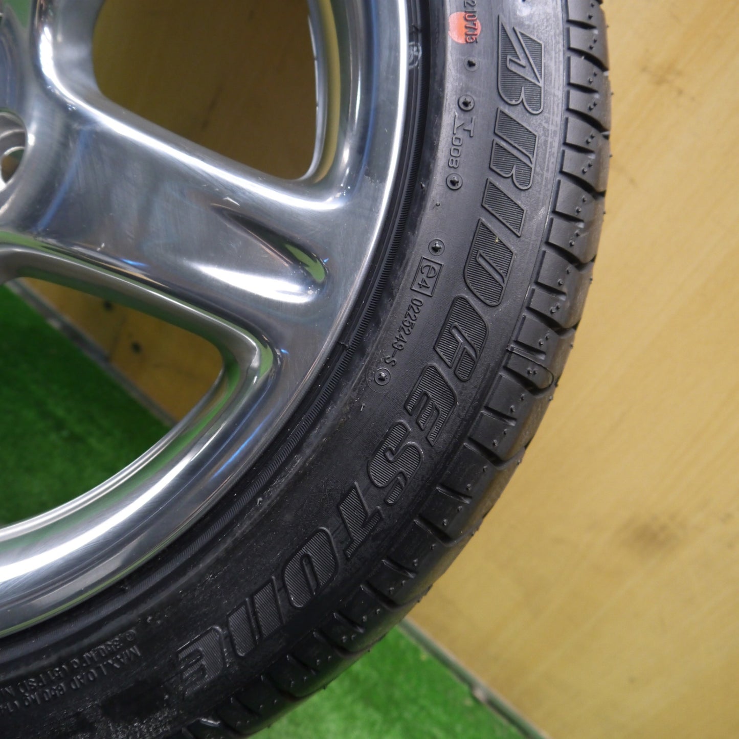 新車外し！1本★トヨタ 160系 アリスト ベルテックス 純正 235/45R17 ブリヂストン ポテンザ RE030 17インチ PCD114.3/5H★5052707Hノ