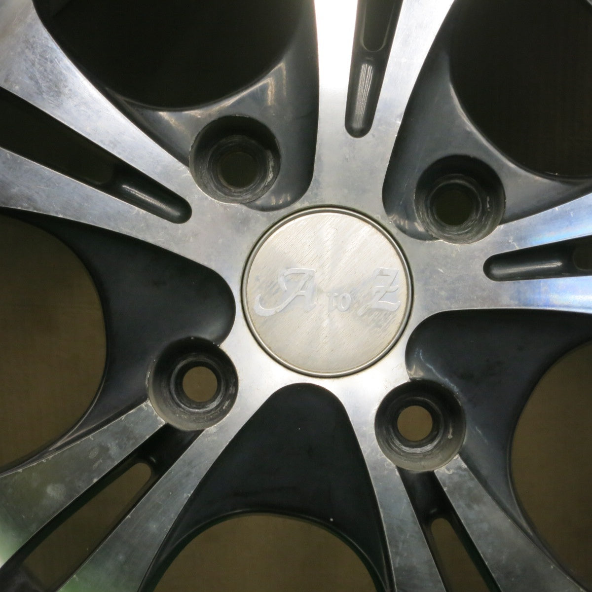 バリ溝！25年！9.5分★165/80R14 97/95N ヨコハマ BluEarth-Van RY55 A to Z 社外 アルミ ブルーアース 14インチ PCD114.3/4H★6021105NKノ