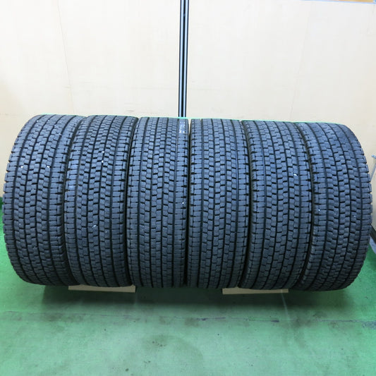 バリ溝！24年！9.5分！6本★トラック タイヤ 245/70R19.5 136/134J スタッドレス ブリヂストン W999 19.5インチ★5061905SYスタ