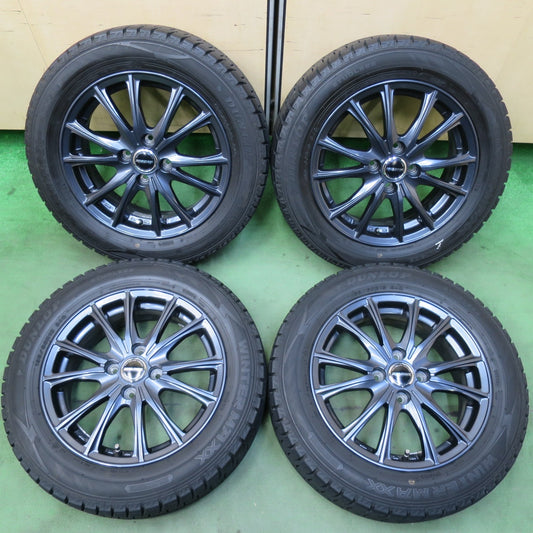 バリ溝！キレイ！9分★スタッドレス 185/60R15 ダンロップ ウインターマックス WM02 WAREN ヴァーレン 15インチ PCD100/4H★5112707イス