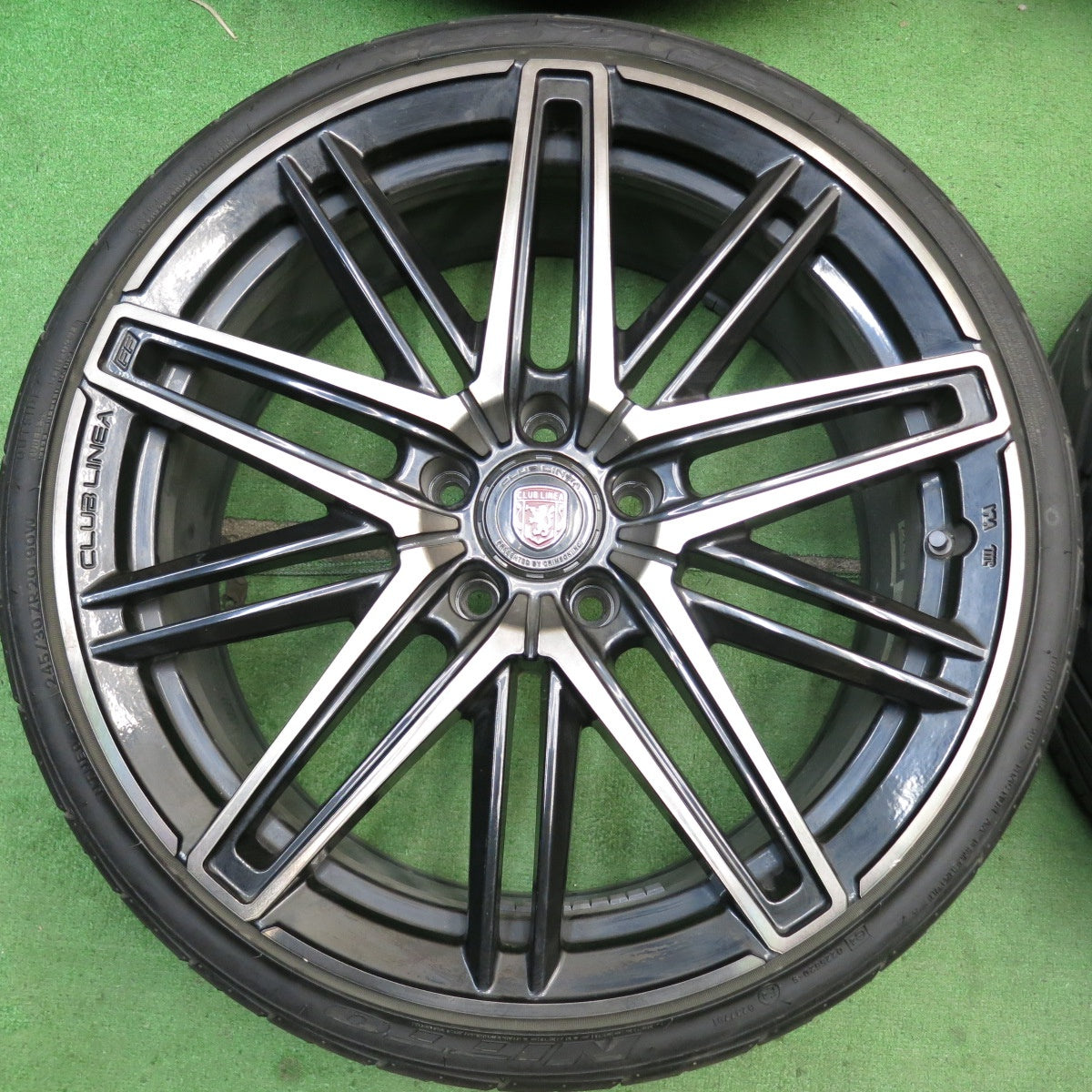 バリ溝！22年！9.5分◎BMW 等 CLUB LINEA CASSANO FF Crimson 245/30R20 ニットー NEO テク GEN クラブ リネア カッサーノ クリムソン 20インチ PCD120/5H◎6062802HAノ