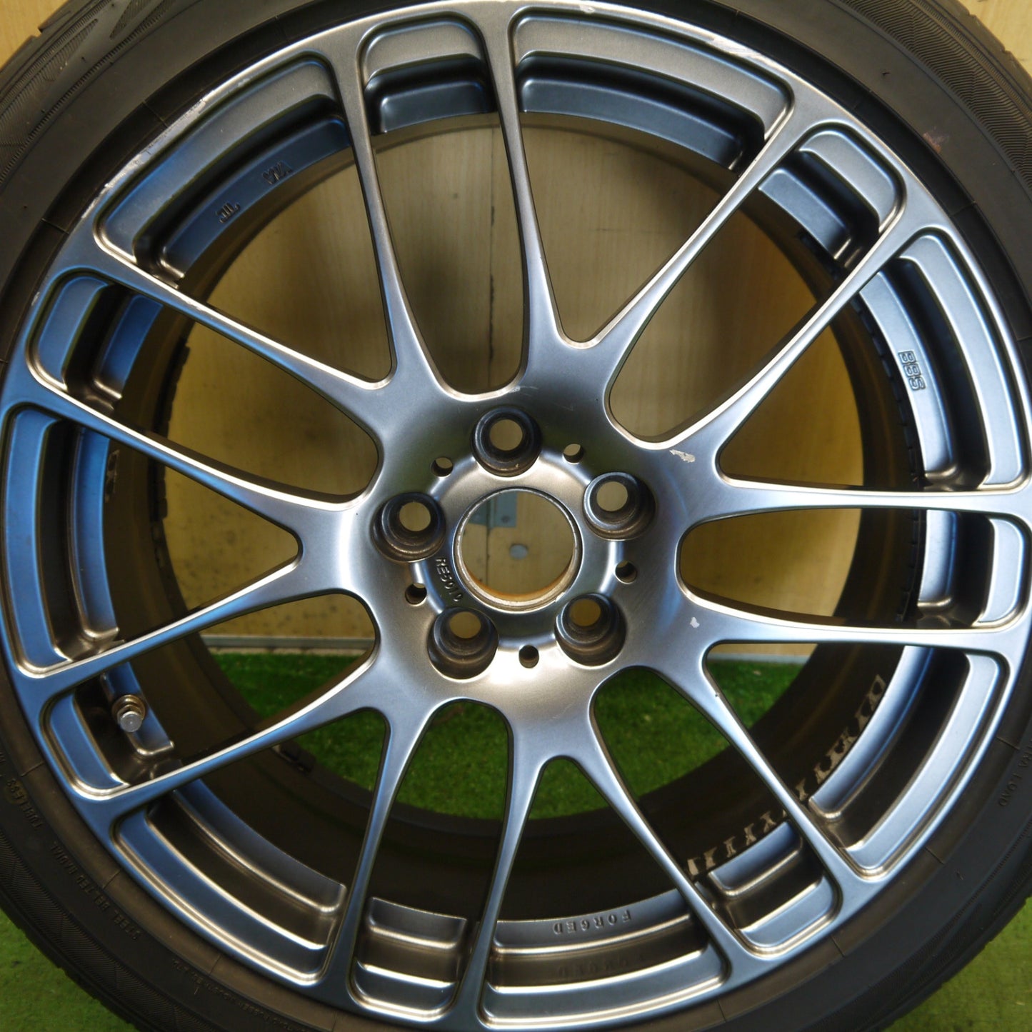 1本価格◎プリウス 86 BRZ 等 BBS RE5010 215/45R17 ダンロップ LE MANS V ルマン5 17インチ PCD100/5H◎6080305Hノ
