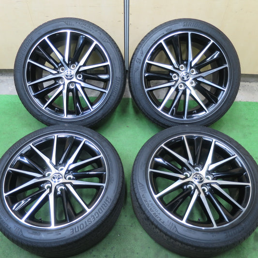 バリ溝！22年！キレイ！9.5分★トヨタ 70系 カムリ 純正 235/45R18 ブリヂストン トランザ T005A 18インチ PCD114.3/5H★5090203TTノ