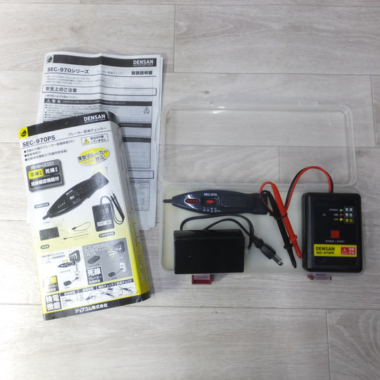 [送料無料] ◆DENSAN デンサン ブレーカー配線チェッカー SEC-970PS 検電 薄型ブレーカー対応◆
