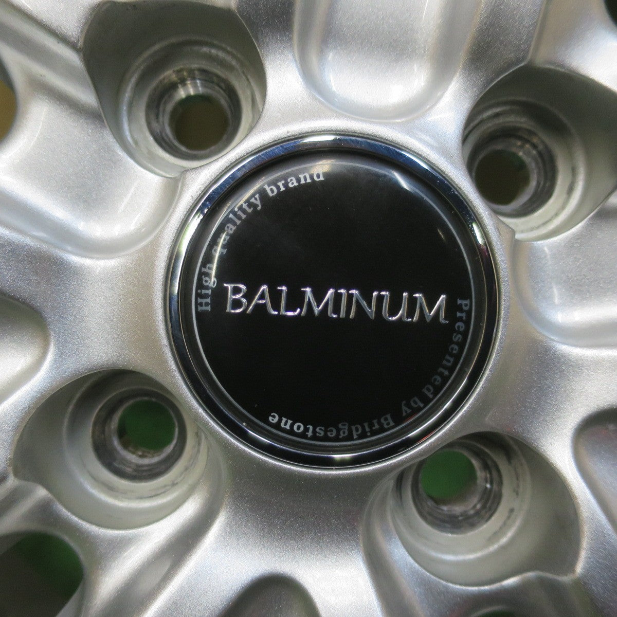 バリ溝！22年！キレイ！9分★スタッドレス 165/65R14 ブリヂストン アイスパートナー2 BALMINUM SR5 バルミナ 14インチ PCD100/4H★5121302イス