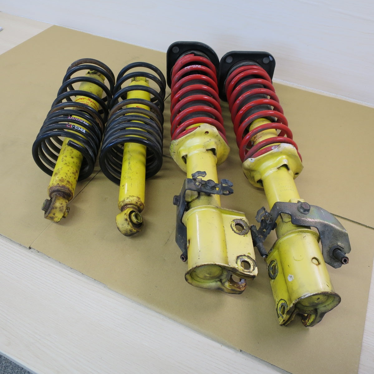 ♪三菱 H81W H82W ekスポーツ KYB Lowfer Sports サスペンション WST5274R , L タナベ スプリング NF210 1702 H81WTBNF RS-R Ti2000 カー パーツ♪ [送料無料]