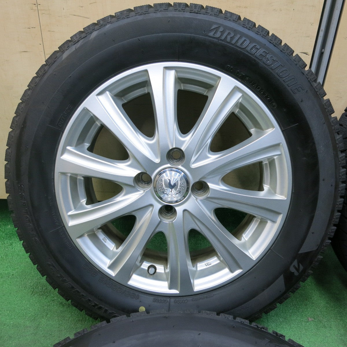 [送料無料] バリ溝！21年！8.5分★スタッドレス 185/65R15 ブリヂストン アイスパートナー2 STYTZ 15インチ PCD100/4H★4111905SYス