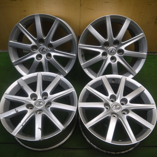 *送料無料* 4本価格★レクサス GS 純正 ホイール 17インチ 17×7.5JJ PCD114.3/5H★4032902Hホ
