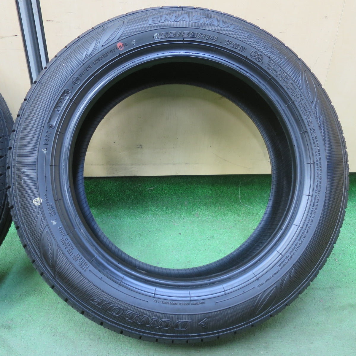 新車外し！26年★155/65R14 ダンロップ エナセーブ EC300 タイヤ 14インチ N-BOX N-WGN タント スペーシア デイズ 等★6060402イノタ