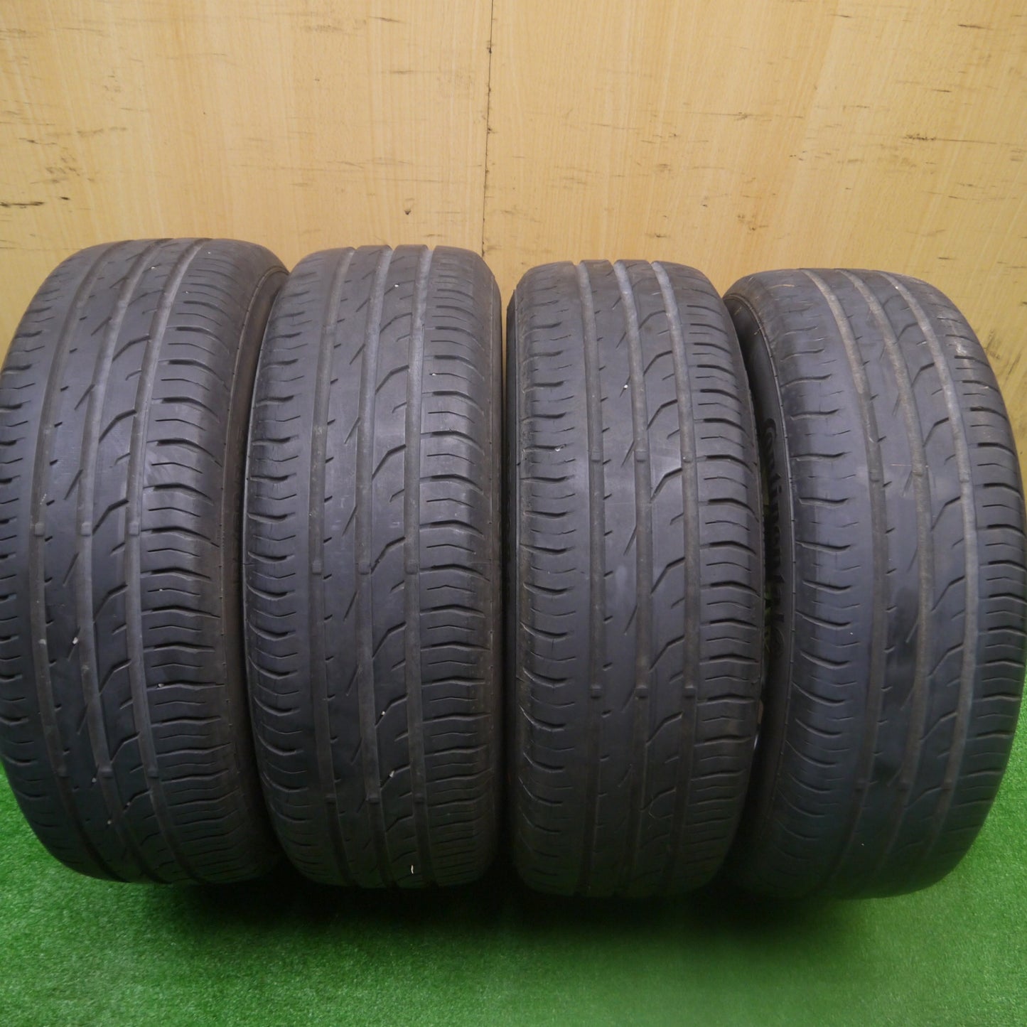 *送料無料* 4本価格★ワーゲン ポロ 純正 185/60R15 コンチネンタル コンチプレミアム コンタクト2 15インチ PCD100/5H★4082608Hノ