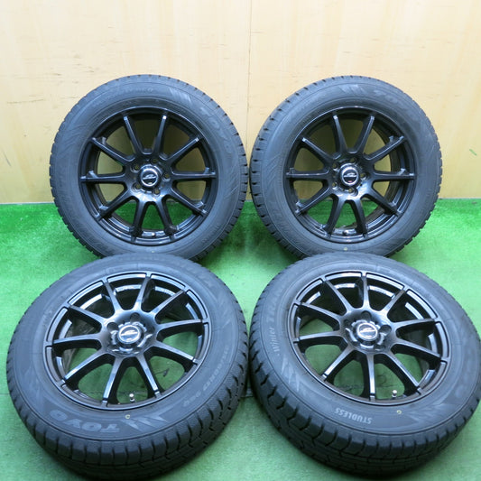 バリ溝！21年！キレイ！9.5分★スタッドレス 215/60R17 トーヨー ウインター トランパス TX SCHNEIDER MiD シュナイダー 17インチ PCD114.3/5H★5052302AKス