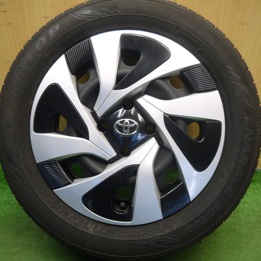 キレイ！1本◎トヨタ NHP10 アクア S スタイルブラック 純正 スチール 185/60R15 ダンロップ エナセーブ EC300+ 15インチ PCD100/4H◎6091401Hノ