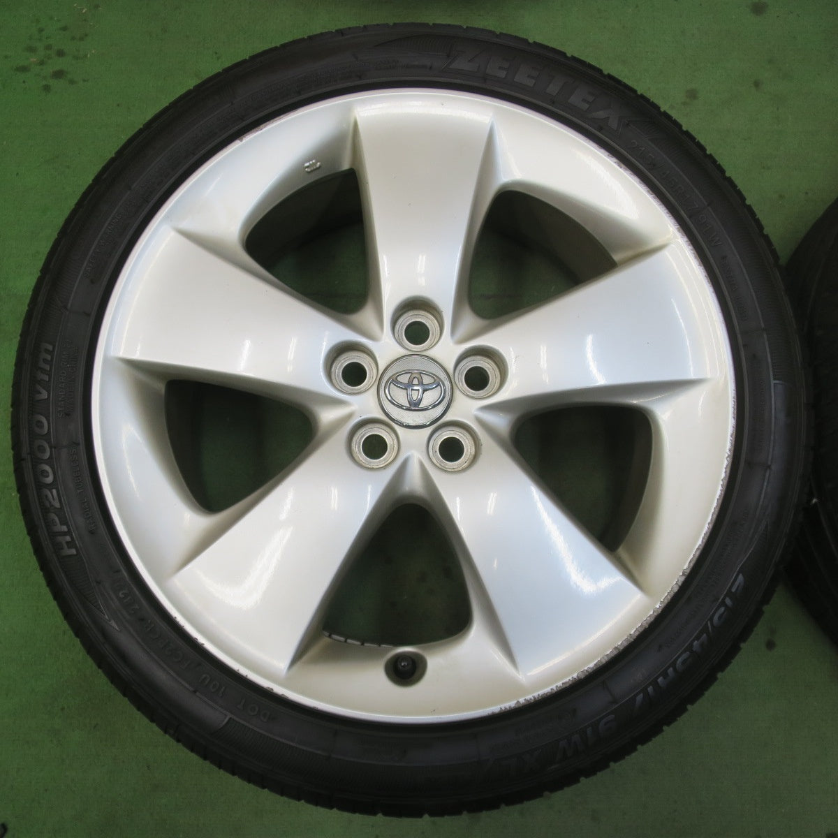 バリ溝！22年！8.5分★トヨタ 30系 プリウス S G ツーリング 純正 215/45R17 ロターラ SETULA S RACE RU01 ジーテックス HP2000 vfm 17インチ PCD100/5H★6012710イノ