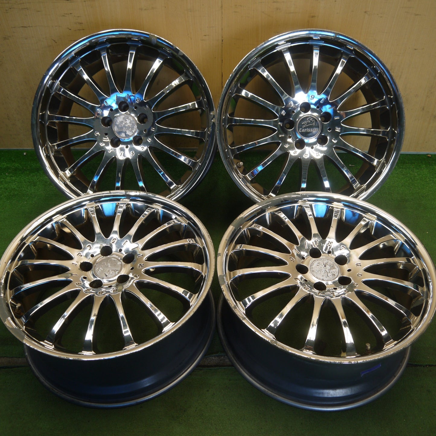 4本価格◎Carlsson CR 1/16 カールソン 20インチ ホイール 20×8.5J 20×9.5J PCD114.3/5H◎6081804Hホ