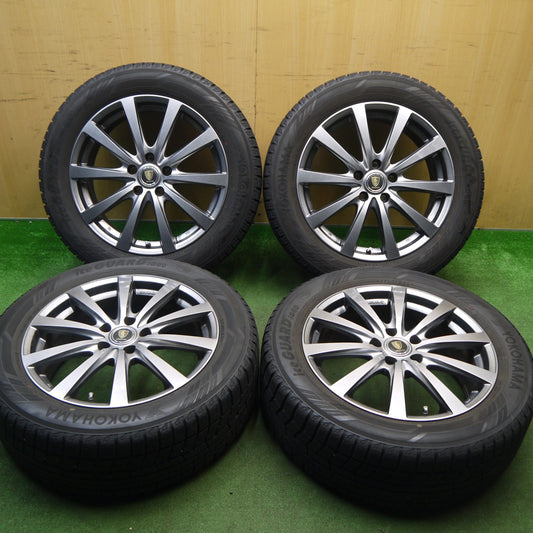バリ溝！キレイ！8.5分★スタッドレス 225/55R18 ヨコハマ アイスガード iG60 MANARAY SPORT マナレイ スポーツ 18インチ PCD114.3/5H★6012702Hス