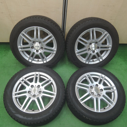 *送料無料* バリ溝!21年!キレイ!ほぼ10分★スタッドレス ベンツ 等 ATS 205/55R16 ノキアン ハッカペリッタ R2 16インチ PCD112/5H★4022102SYス