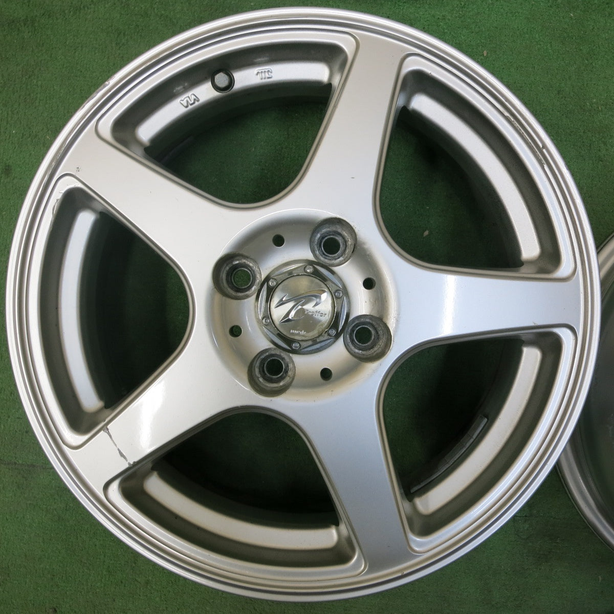 [送料無料] 4本価格★三菱 アイ i 用 Treffer weds トレファー ウェッズ 15インチ ホイール 15×4J 15×5J PCD100/4H★4103102SYホ