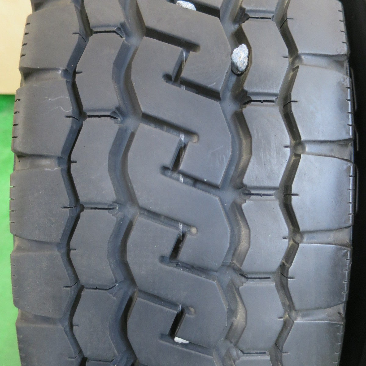バリ溝！22年！9分！6本★トラック タイヤ 225/70R16 117/115N ブリヂストン エコピア M812 ミックス オールシーズン 16インチ★5061006イノタ