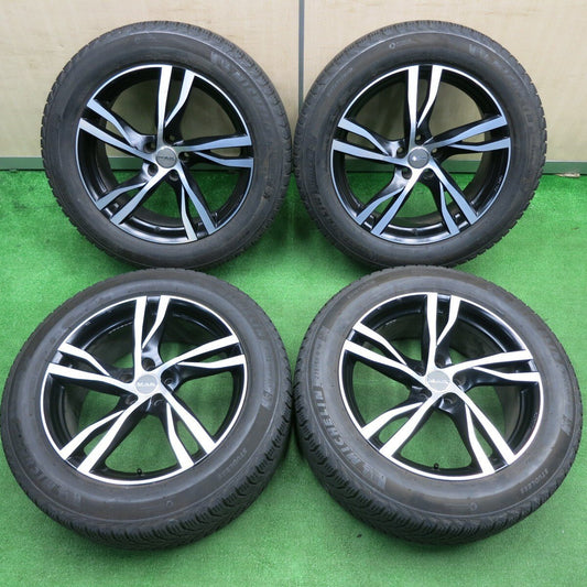 バリ溝！21年！9分★ボルボ 等 MAK STOCKHOLM 235/55R19 スタッドレス ミシュラン X-ICE SNOW SUV 19インチ ストックホルム PCD108/5H★4120806TNス