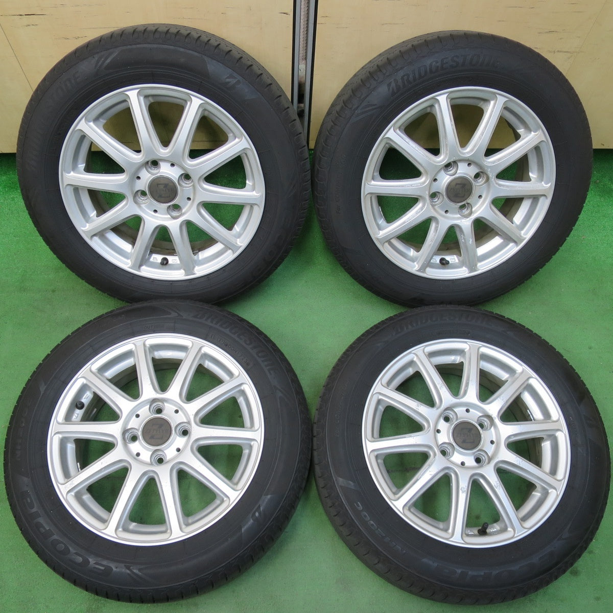 [送料無料] バリ溝！23年！9分★175/65R15 ブリヂストン エコピア NH200C ZEPHYR ゼファー 15インチ PCD100/4H★5031405イノ