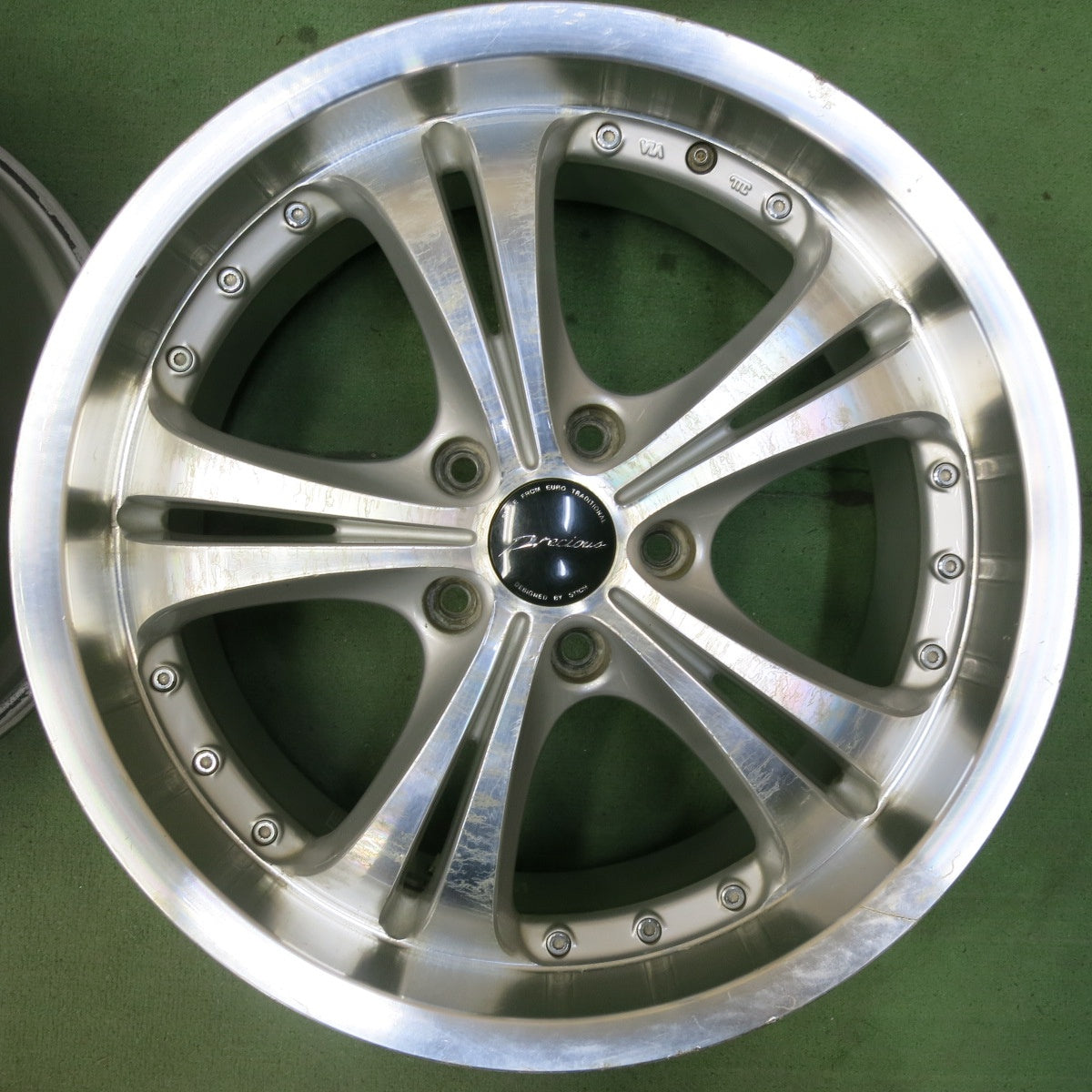 4本価格★Precious STICH プレシャス シュティッヒ 18インチ ホイール 18×8JJ PCD114.3/5H★5052102SYホ