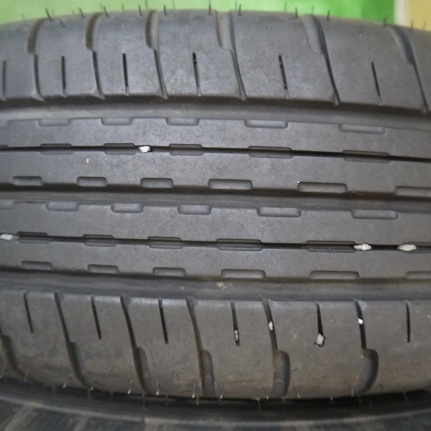 バリ溝！21年！9.5分★155/65R14 エコノミスト ATR-K SPORT GRAHT 社外 アルミ 14インチ PCD100/4H★5090102Hノ