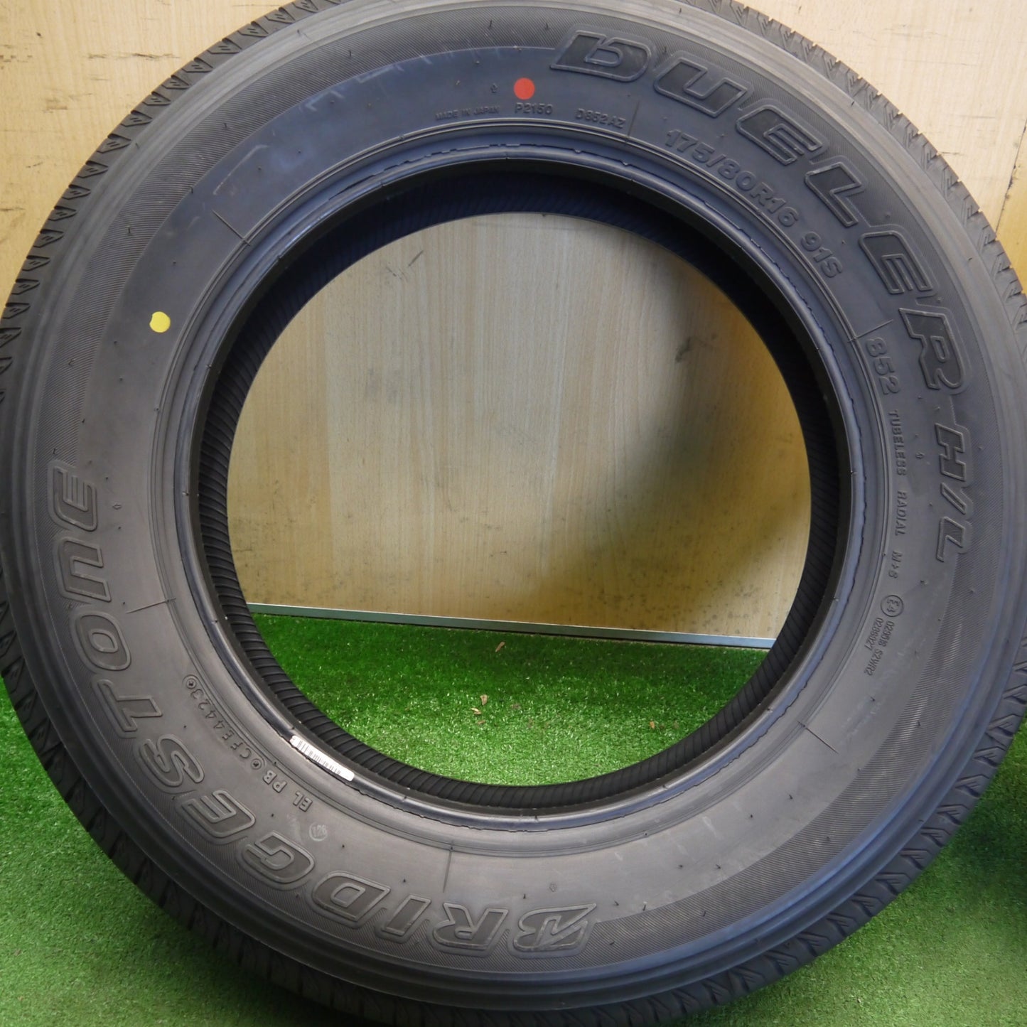 新車外し！23年★ジムニー 等 175/80R16 ブリヂストン デューラー H/L 852 DUELER タイヤ 16インチ★6052505Hノタ