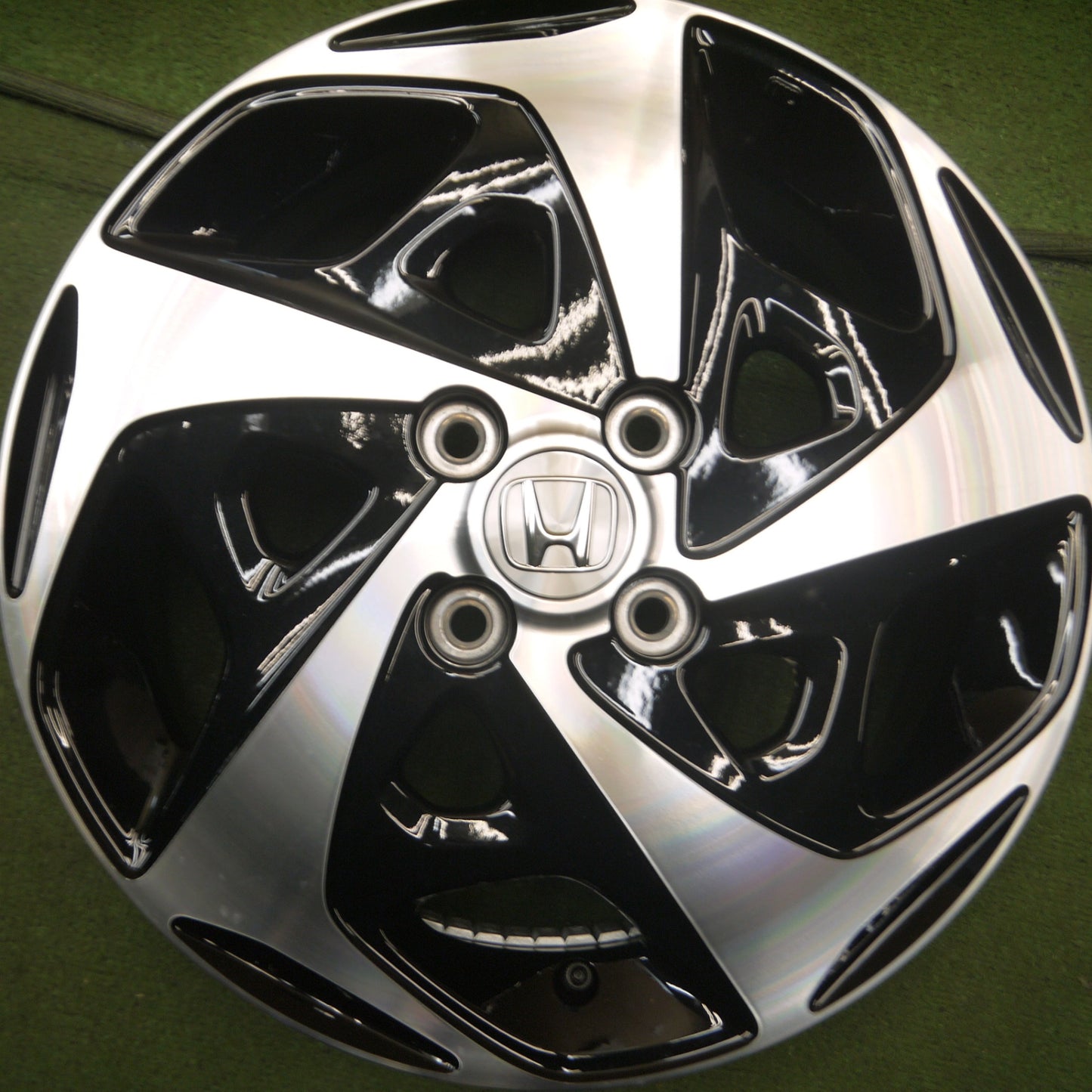 *送料無料* ほぼ新車外し★ホンダ N-WGN 純正 ホイール 15インチ 15×4.5J PCD100/4H Nワゴン★4061708Hホ