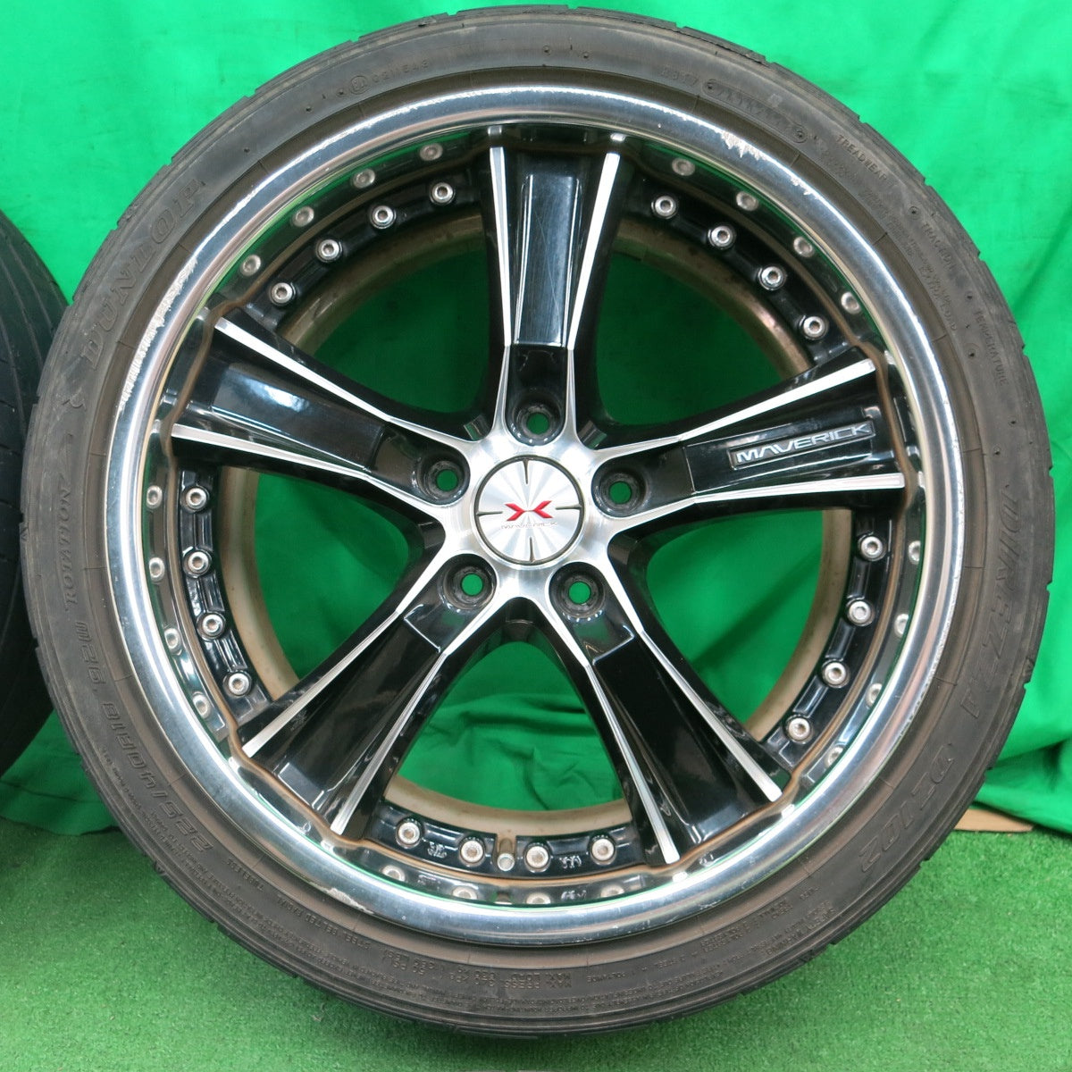 *送料無料* 4本価格★MAVERICK マーベリック 005S weds 225/40R18 ダンロップ DIREZZA DZ102 18インチ PCD114.3/5H★4051104ナノ