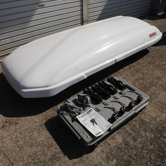 【岐阜発 直接引取限定】付属品付き☆inno. イノー ルーフ ボックス 55 BRQ55 CARMATE カーメイト アクセサリー 約195×78×30cm☆