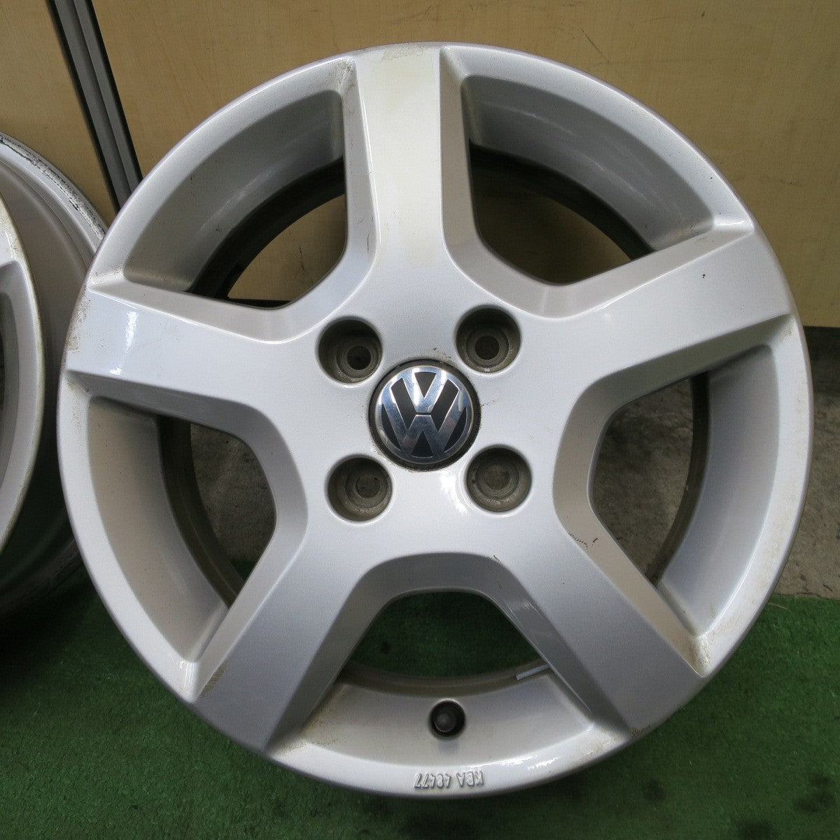 4本価格★ワーゲン up! 純正 ホイール 14インチ アップ 14×5J PCD100/4H★6061602NGホ