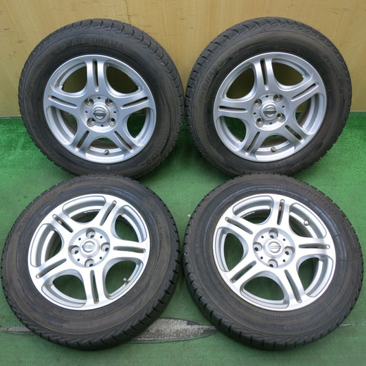 バリ溝！9分★日産 ノート キューブ 等 純正 175/65R14 スタッドレス ヨコハマ アイスガード iG30 14インチ PCD100/4H★5072704HAス