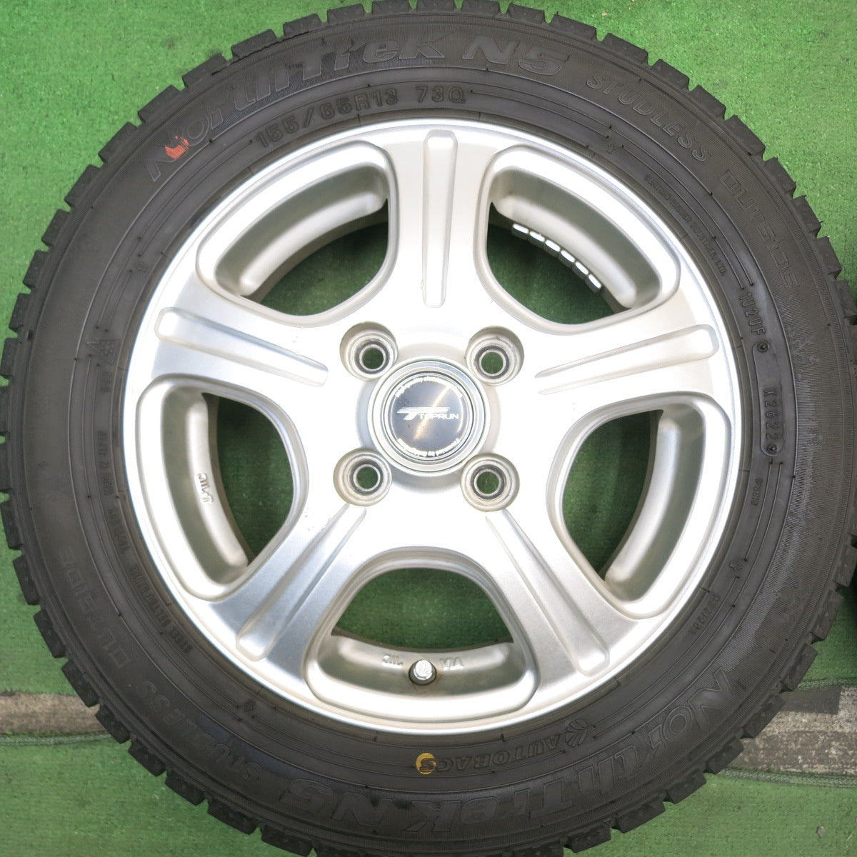 4本価格！22年★スタッドレス 155/65R13 オートバックス ノーストレック N5 TOPRUN トップラン 13インチ PCD100/4H★5070607HAス